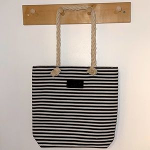 KMY nautical blue and white tote. NWOT